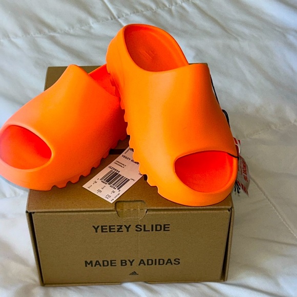 Yeezy Other - Kids Yeezy Slides with Tags and Box orange size 2 kids